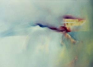 1978 - Composition (Sold) - Oil and Gold Leaf - 1.8 x 1.5m