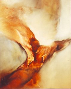 1982 - Figure in Flight (Sold)-1.5 x 1.3m