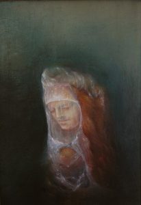 1982 - Veiled Woman (Fc)- 70cm x 30cm