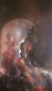 1983 - Broken Belljar (Sold)-0.7 x 1.2m