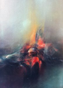 1983 - Figure with Skull (Sold) -1.5 x 1m