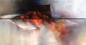 1984 - Birth by Caesarian (Diptych) (Sold)-2 x 1.5m