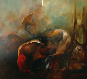 1985 - Cradle of man - 1.80 x 1.60m