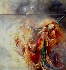 1993 - Artemis (Diptych) -1.5 x 1.3m