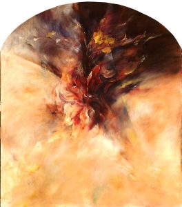 1993 - Spirit of an Orchid I - 1.5 x 1.65m