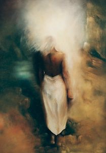 1997 - Solitary Walk (Sold) 1 x 1.5m