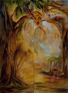 2010 - Spirit of Autumn (Diptych) 1.6 x 1.17m