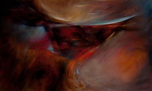 2011- Lightning over False Bay (Sold) - 1.5 x 1m