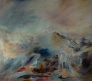 2015 - Sounds of a Winter Sea (Sold) - 1.6 x 1.4m